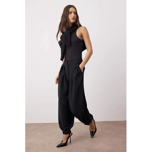 TRENDYOLMILLA ženske pantalone Twoaw26Pl00065, crna Cene