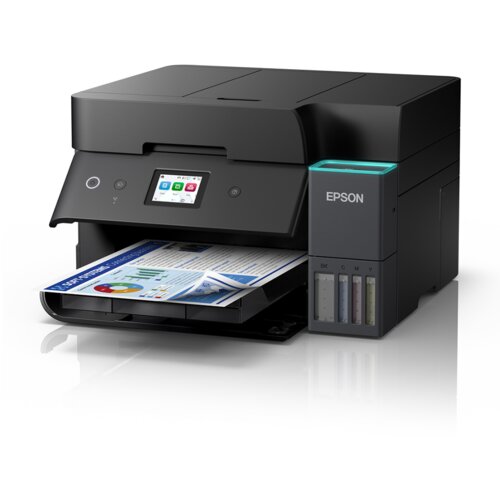 Printer EPSON EcoTank L6390 print/scan/copy/fax Rez.4.800 x 1.200 dpi. 35str/min Monokrom.23str/min Colour. ADF.Duplex.USB, LAN.WiFi. tinte br.101 Cijene