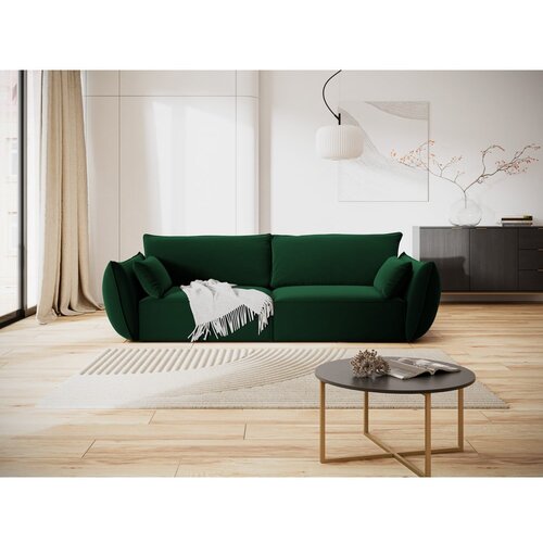 Mazzini Sofas Tamno zelena bar&amp;scaron;unasta sofa 208 cm Vanda &amp;ndash; Slike