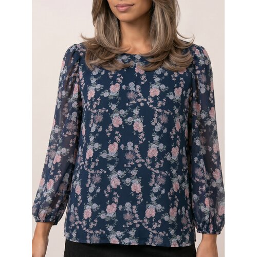 Sinsay Bluza s cvjetnim motivom i puf rukavima Slike