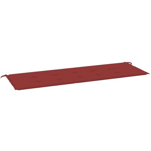 vidaXL Blazina za vrtno klop vinsko rdeča 150x50x3 cm blago Cene