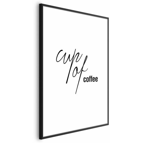  Plakat - Cup of Coffee 40x60 Crni okvir s margom Cene