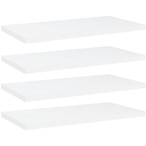 vidaXL Dodatne police za omaro 4 kosi bele 40x20x1,5 cm iverna plošča Cene