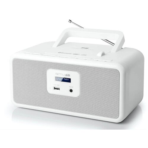 Muse Prenosni radio s CD predvajalnikom M-32 DB, bel Cene