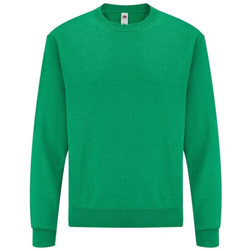 Fruit Of The Loom Green Men's Set-in Sweat Cene