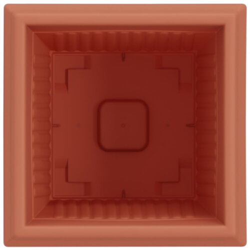  Kvadratna saksija za cvijeće 6 pcs Crvena cigla 16 x 16 x 14 cm Slike