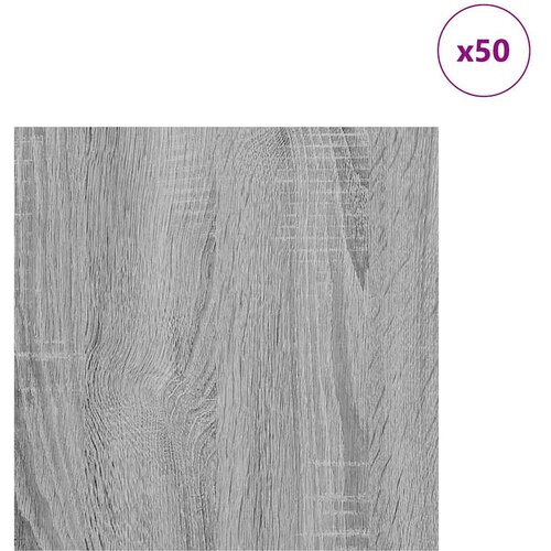 Dekor Paneli 50 pcs Siva Sonoma 30 x 30 x 0.27 cm Slike