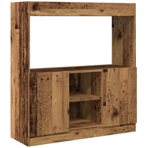 vidaXL Visoka omara starinski les 92x33x100 cm inženirski les Cene