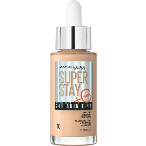 Maybelline Superstay 24H Skin Tint + Vitamin C puder za sve vrste kože 30 ml Nijansa 10