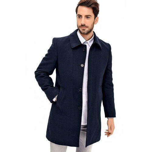Dewberry PLT8365 MEN'S COAT-NAVY BLUE Cene