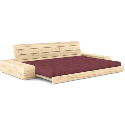 Karup Design Bordo rdeča raztegljiva sedežna garnitura 244 cm Base &amp;ndash; Slike