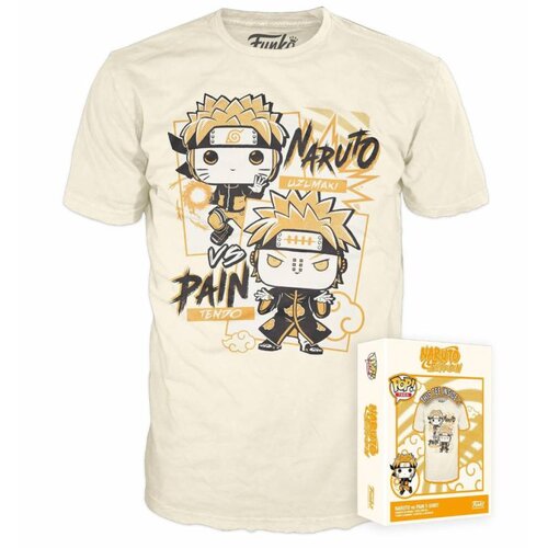 Funko Majica Tees - Naruto Shippuden POP! - Naruto vs Pain (L) Slike