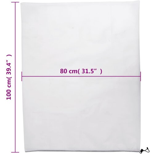  Navlake od flisa za biljke s vezicom 12 kom 70 g/m&amp;sup2; 0,8 x 1 m Slike