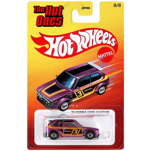 Mattel Hot Wheels: The Hot Ones 73 Honda Civic Custom autić 1/64 - Slike