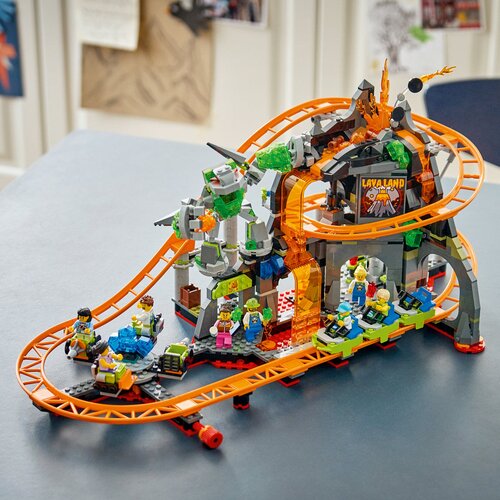 Lego LEGO&amp;reg; City - Lunapark z vlakcem smrti Lava land (60501) Slike