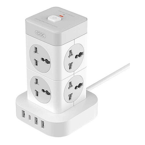 XO Stoni Produžni kabl WL21 8 utičnica + 3*USB + 1*TYPE-C beli Cene