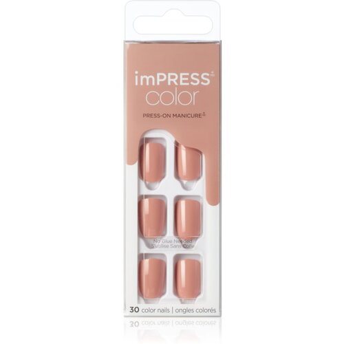 Kiss imPRESS Color Short umetni nohti Sandbox 30 kos Slike