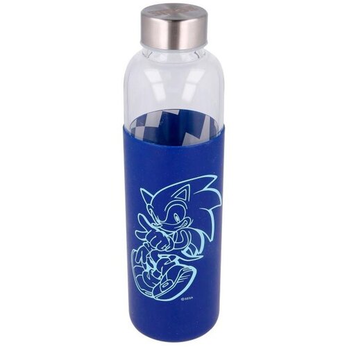 Sonic the Hedgehog staklena boca sa silikonskom navlakom 585ml Cijene