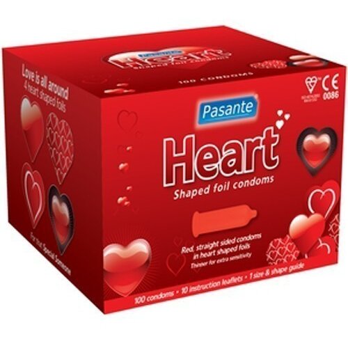 Pasante Kondomi pakirani u obliku srca Cijene