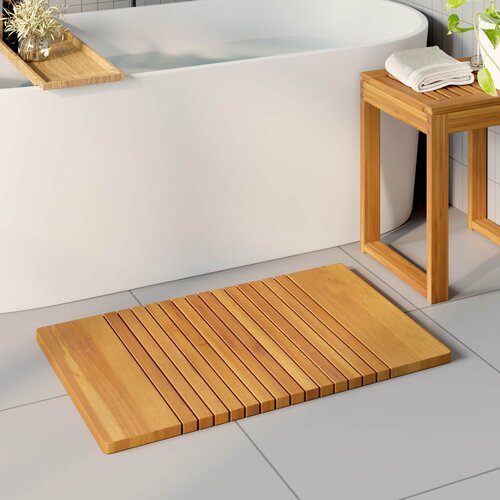  Prostirka za kupanje Jednobojno Smeđa 81 x 50 cm boja drva Cijene