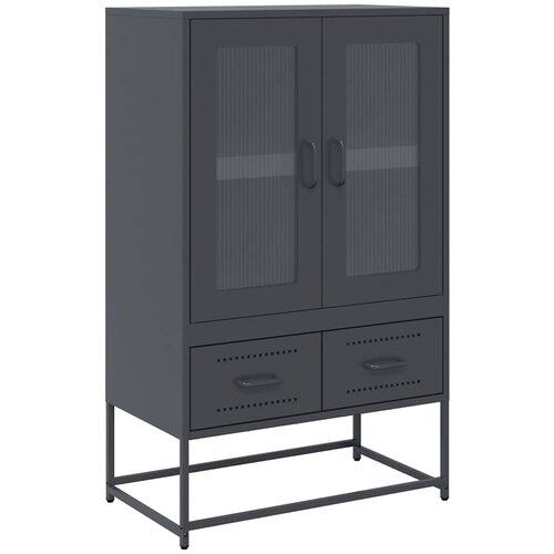 Maison Chic Visoka omara - Komoda - Predalnik antracit 68x39x111,5 cm jeklo, (21717034) Cene