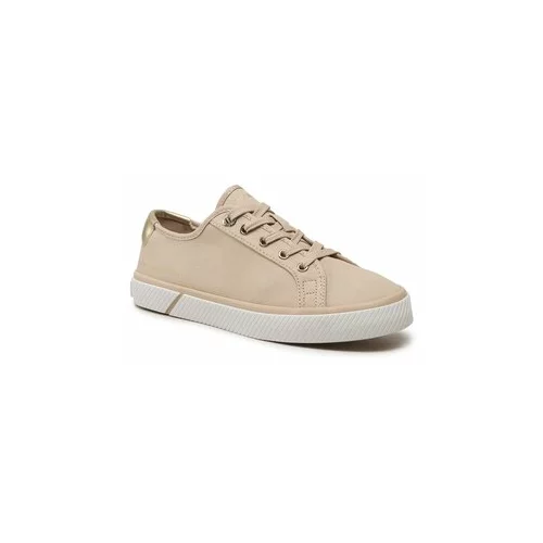 Tommy Hilfiger Tenis superge Lace Up Vulc Sneaker FW0FW06957 Bež