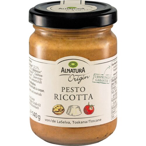 Alnatura Bio Origin Pesto Ricotta - 140 g Cene
