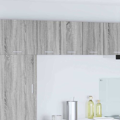 Viseći ormarić 2 pcs Siva Sonoma i bijela 30 x 31 x 40 cm Cijene