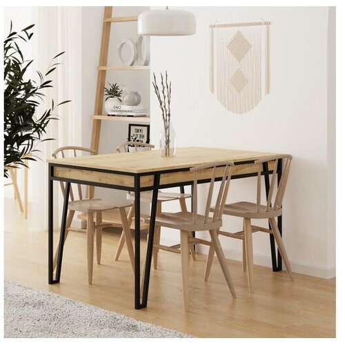 Hanah home Pal Trpezarijski sto, Braon-Crna Cene