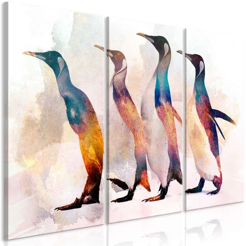  Slika - Penguin Wandering (3 Parts) 120x80