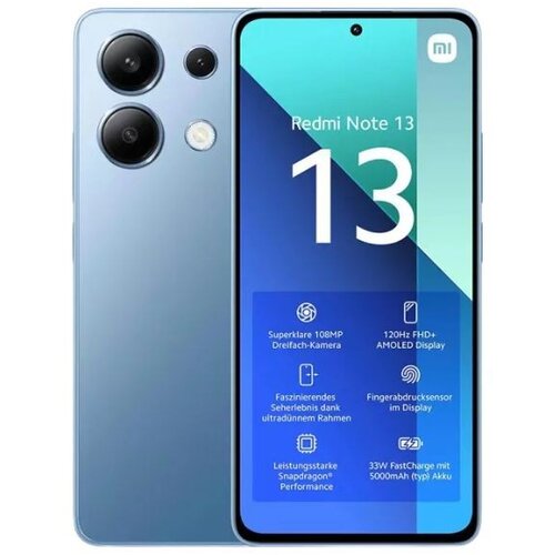  MOBILINI TELEFON Xiaomi Redmi Note 13 4G 8GB 256GB Blue EU Cijene