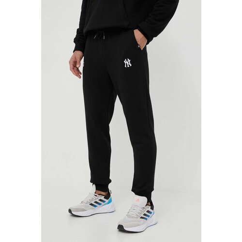 47 Brand Donji dio trenirke MLB New York Yankees boja: crna, s aplikacijom Slike