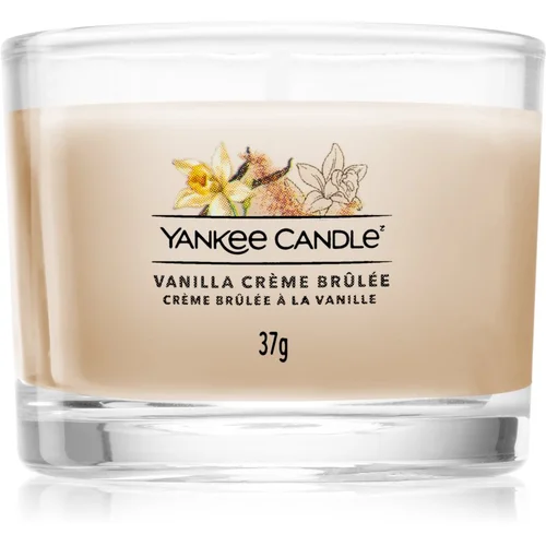 Yankee Candle Vanilla Crème Brûlée mala mirisna svijeća bez staklene posude glass 37 g