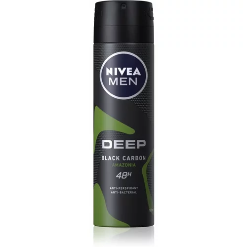 Nivea Men Deep antiperspirant u spreju za muškarce Black Carbon Amazonia 150 ml