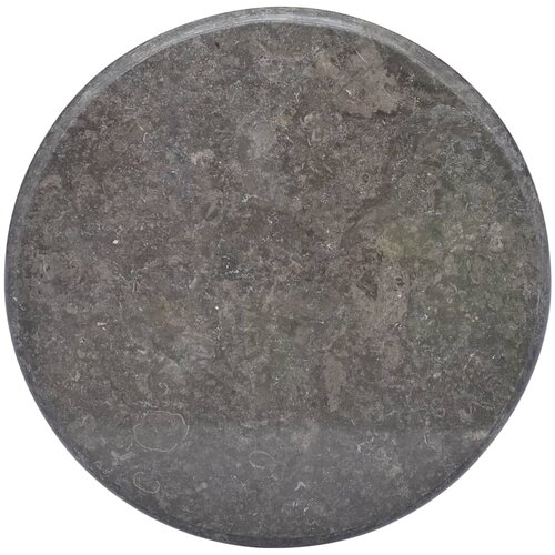 vidaXL Mizna plošča črna Ø 60x2,5 cm marmor Cene