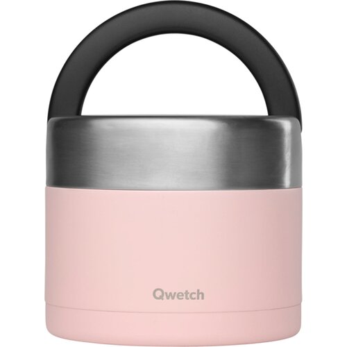 Qwetch Termo lunchbox posoda z ročajem 850 ml - pastelno roza Cene