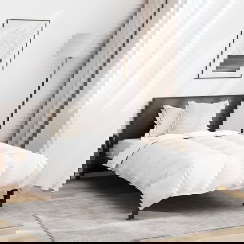 vidaXL Poplun s jastukom 2 pcs Bijela 140 x 220 cm Paperje Cijene