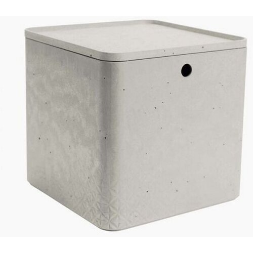 Curver Organizator beton XL poklopac, 28x28x27 cm, 18 l Slike
