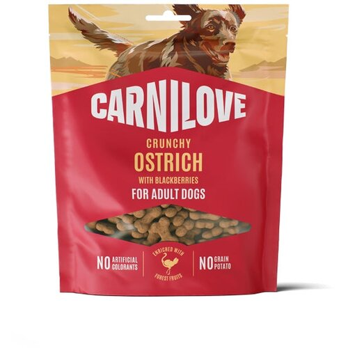 Carnilove Dog Crunchy pribolj&scaron;ki, noj in robide - 200 g Cene
