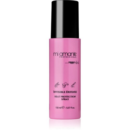 Mi Amante Professional Emergency Room Invisible Defense Heat Protection Spray pr&scaron;ilo za za&scaron;čito las med toplotnim oblikovanjem z likalnikom ali kodral Cene
