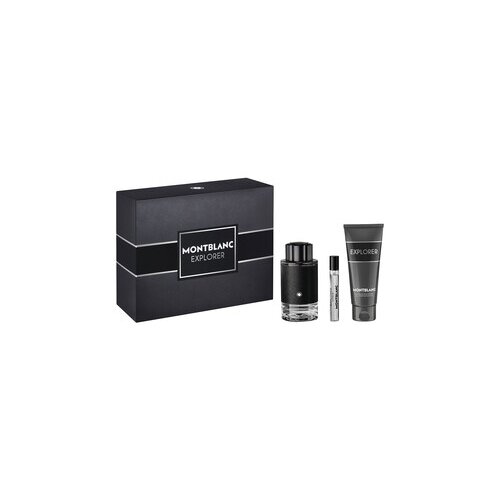 Mont Blanc Montblanc Explorer mu&amp;scaron;ki set Giftset (EDP 100ml + EDP 7,5ml + SG 100ml) Slike