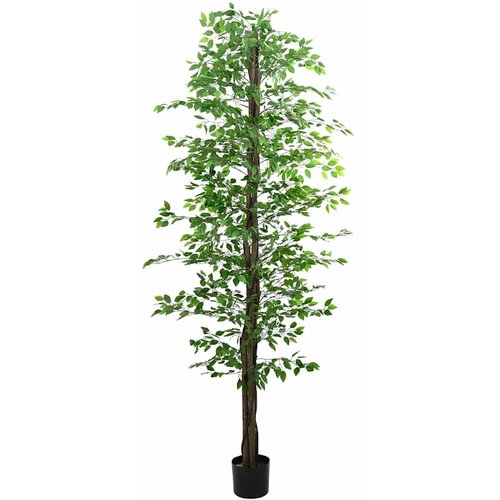 VidaXL Umjetna biljka ficus 2016 Listovi 300 cm zeleni Slike