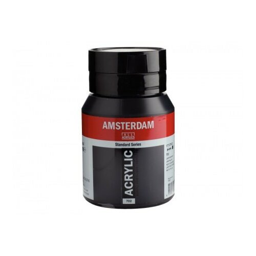 Royal Talens amsterdam, akrilna boja, lamp black, 702, 500ml ( 682702 ) Slike