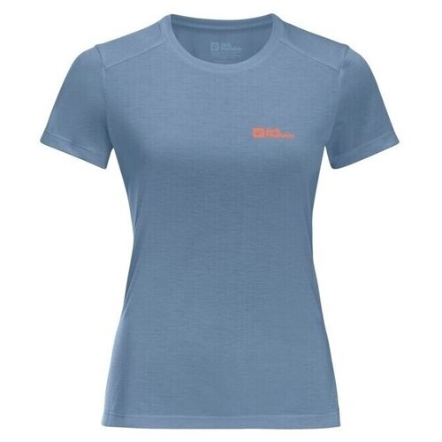 Jack Wolfskin Majice s kratkimi rokavi 18100611325 Modra Cene