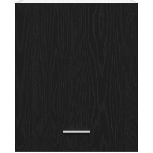  ormarić s policom Lyon 2 pcs Crni hrast 50 x 31 x 60 cm Slike
