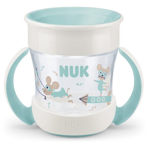 Nuk Magic Cup Mini skodelica z ročaji 6m+ Green 160 ml Cene