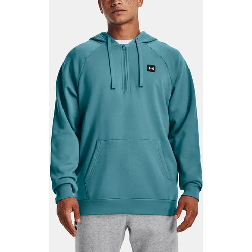 Under Armour Sweatshirt UA Rival Fleece 1/2 Zipper HD-BLU - Mens