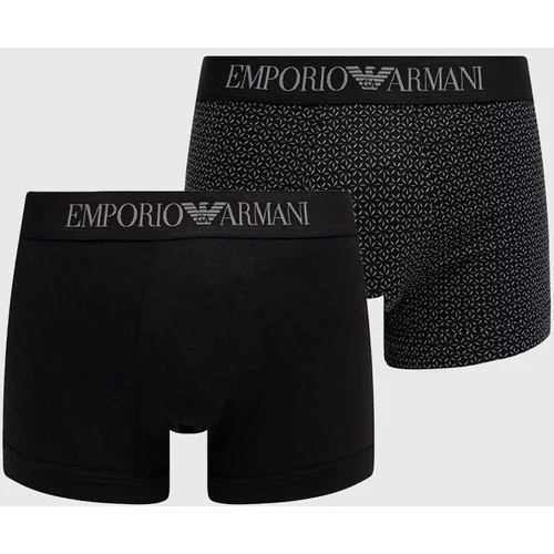 Emporio Armani Underwear Bokserice 2-pack za muškarce, boja: crna