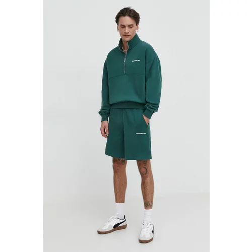 Abercrombie & Fitch Kratke hlače za muškarce, boja: zelena