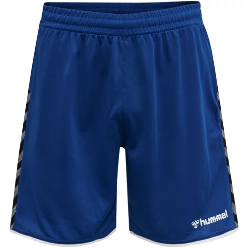Hummel Sportske hlače kraljevsko plava / siva / crna / bijela